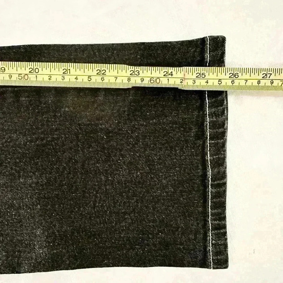 FUBU Collection Y2K Womens Size 7/8 Black Pants Jeans Logo - Picture 8 of 12